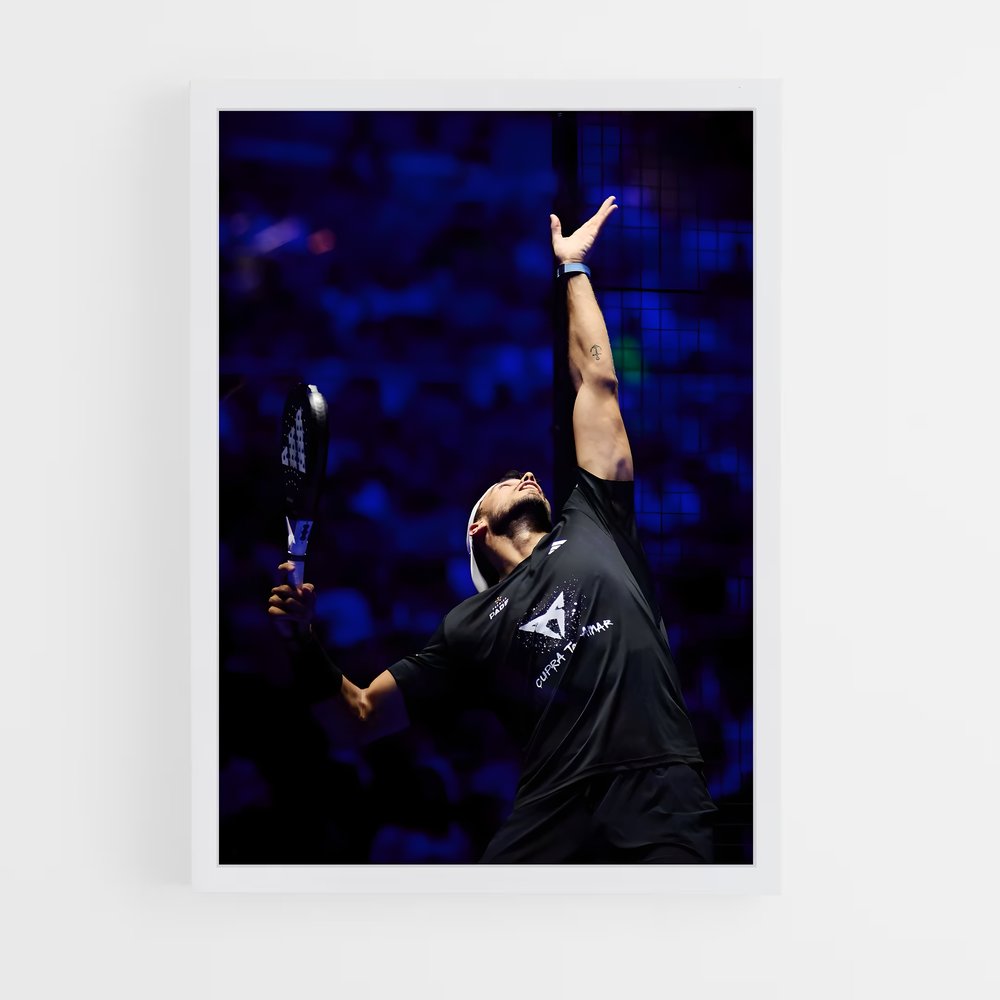 Poster Ace de Paquito – affiche Padel (vue 3)